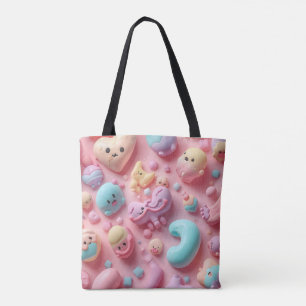 Pastell-Kawaii-Süßigkeiten-Charakter-Kunst