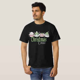 Pastell Kawaii Weihnachtskatzen T-Shirt