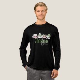 Pastell Kawaii Weihnachtskatzen Tri-Blend Shirt