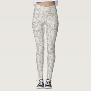 Pastell Kontur Floral Leggings