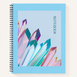 Pastell-Kristall-Notizbuch - Moderne geometrische  Notizbuch