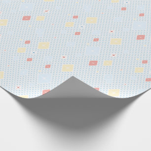 Pastell-Kristall-Stern-Muster-Wrap-Papier Geschenkpapier