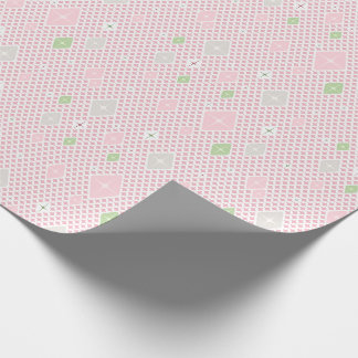 Pastell-Kristall-Stern-Muster-Wrap-Papier Geschenkpapier