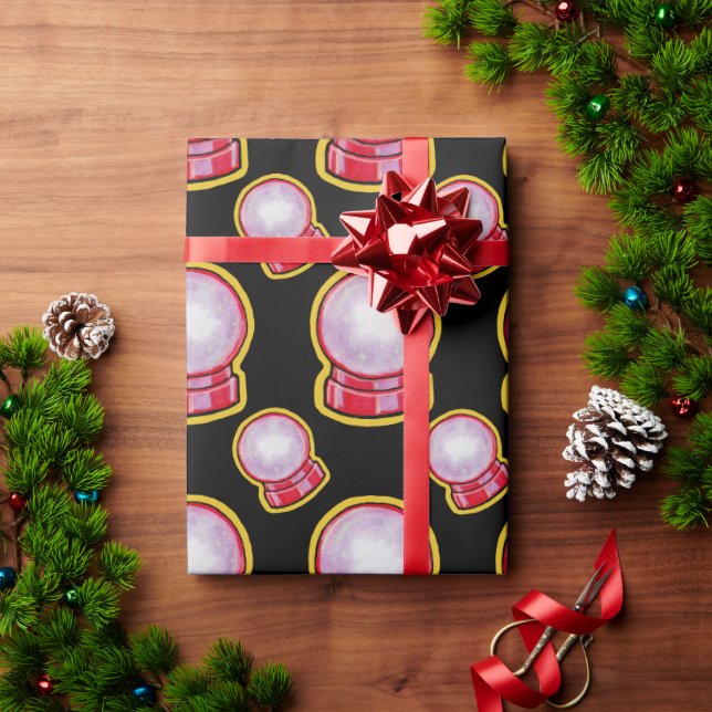 Pastell Kristallkugel Geschenkpapier (Feiertagsgeschenk)