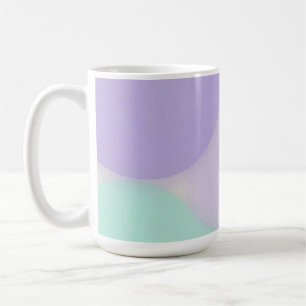 Pastell-Lavendel-Blob-Organisches-Abstrakt Kaffeetasse