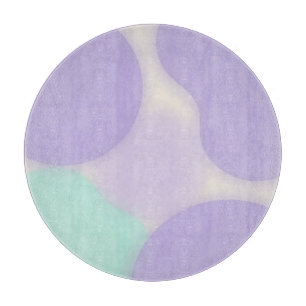 Pastell-Lavendel-Blob Organisches Abstrakt Schneidebrett