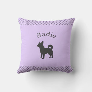 Pastell-Lavendel-Chihuahua Personalisierte Übere Kissen
