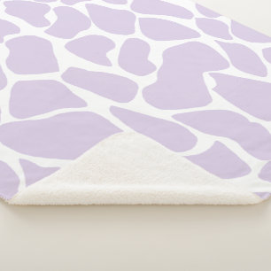 Pastell-Lavendel-Safari-Giraffen-Kinderzimmer Sherpadecke