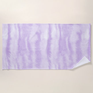 Pastell-Lavendel-Tie-Dye-Wasserfekteffekt Strandtuch