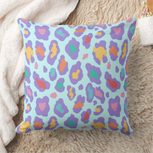 Pastell Leoparden Flecken Druck Kissen