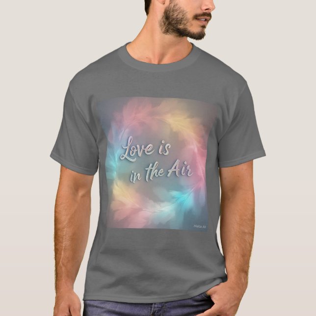 Pastell-Liebe ist in Air Mens Tshirt (Vorderseite)