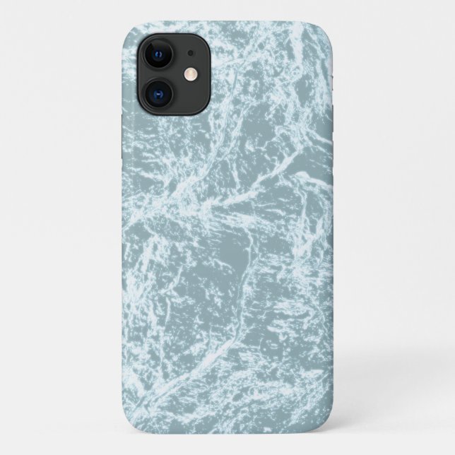 Pastell Light Türkquoise Abstrakt Case-Mate iPhone Hülle (Rückseite)