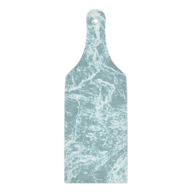Pastell Light Türkquoise Abstrakt Schneidebrett (Vorderseite)