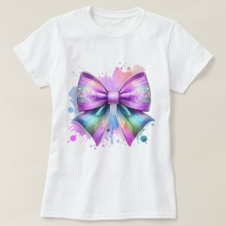 Pastell lila Bogen T-Shirt