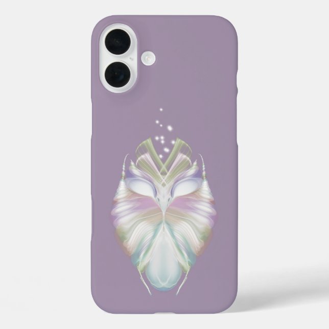 Pastell Lila Oracle Owl Case-Mate iPhone Hülle (Rückseite)