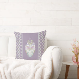 Pastell Lila Oracle Owl Kissen