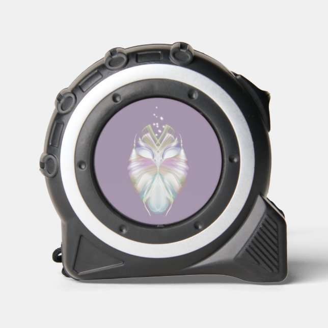 Pastell Lila Oracle Owl Maßband (Vorderseite)