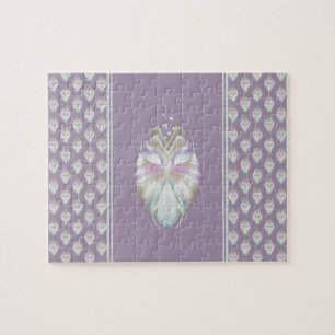 Pastell Lila Oracle Owl Puzzle