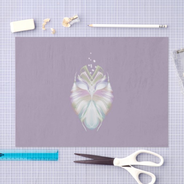 Pastell Lila Oracle Owl Seidenpapier (Handwerk)