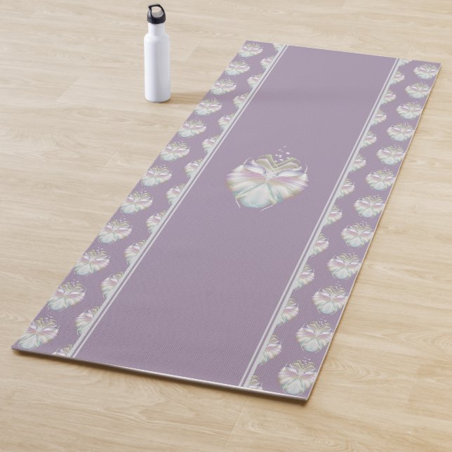 Pastell Lila Oracle Owl Yogamatte (Beispiel)