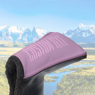 Pastell Lila und leicht rosa Moderner bearbeitba Golf Headcover