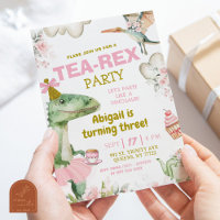 Pastell-Mädchen Dinosaurier Tutu Tea-Rex Erster Ge