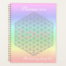 Pastell Mandala Love Silver planner
