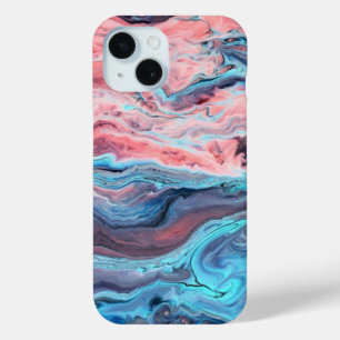 Pastell-Marmor-Fluid-Art-Telefonhülle Rosa und B Case-Mate iPhone Hülle