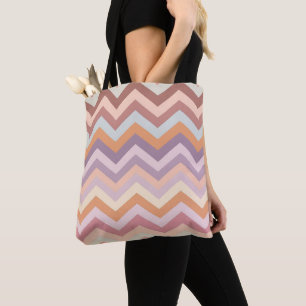 Pastell Mehrfarbig Chevron Zickzack Boho Geometris