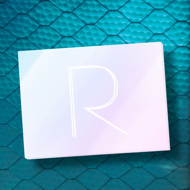 Pastell-Minimalistische Typografie Post-it Klebezettel (Von Creator hochgeladen)