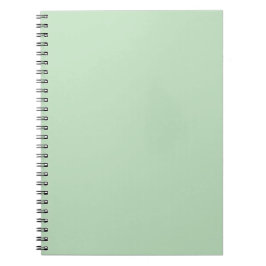 Pastell-Mint-Einfarbig-Minimalist Notizblock