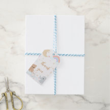 Pastell-Mond- und Regenbogen-Baby-Shower-Geschenka