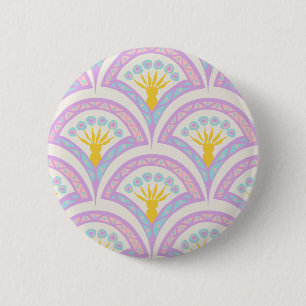 Pastell-Muster mit Muschelform Button