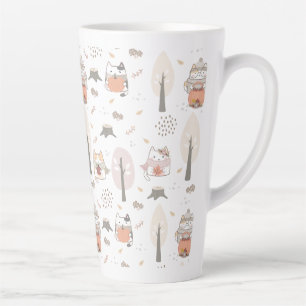 Pastell Niedliche Katzen Milchtasse