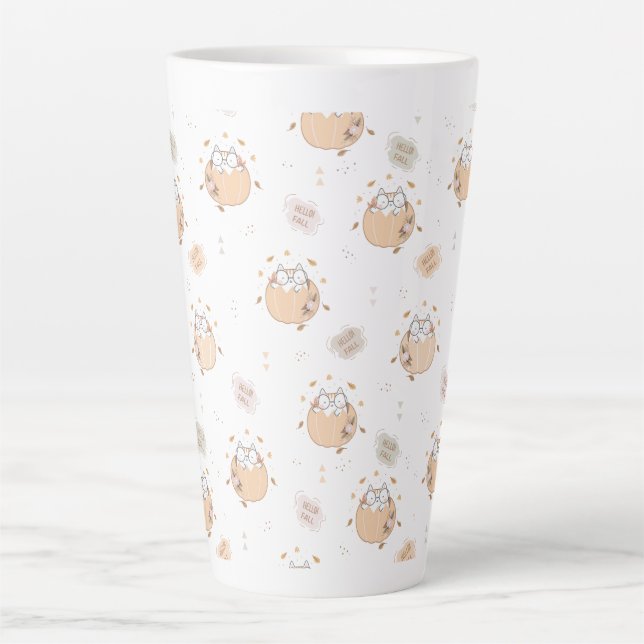 Pastell Niedliche Katzen Milchtasse (Vorderseite)