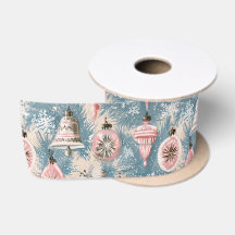 Pastell-Nostalgie: Glas-Weihnachtsbaumschmuck aus