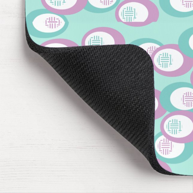 Pastell Ovals Mousepad (Ecke)