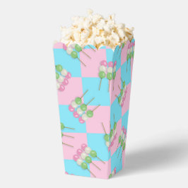 Pastell Pink Blue Checkered Dango Gevor Box Geschenkschachtel