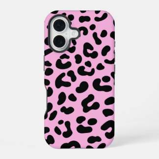 Pastell Pink Cheetah Print iPhone 16 Hülle