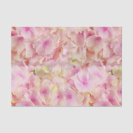 Pastell Pink Hydrangeas Tissue Paper Seidenpapier