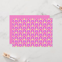 Pastell-Pink-Lila geometrisches Pixel-Block-Muster