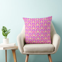 Pastell-Pink-Lila geometrisches Pixel-Block-Muster