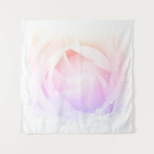 *~* Pastell Pink Pfirsich Rose Blumen AR8 Wandteppich