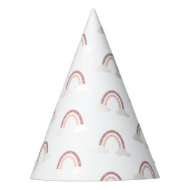 Pastell Pink Rainbow One Partyhütchen