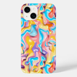 Pastell Plastische Flüssigkeit Abstrakt Case-Mate iPhone 14 Hülle