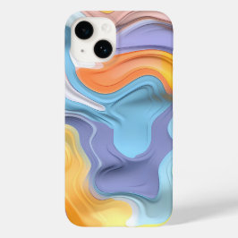 Pastell Plastische Flüssigkeit Abstrakt Case-Mate iPhone 14 Hülle