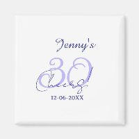 Pastell Prost zum 30. Geburtstag lila elegant Name