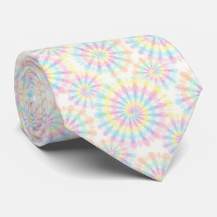 Pastell-Psychedelisches-Tie-Dye-Muster Krawatte