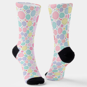 Pastell-Punkte Unvollkommenes Muster Socken