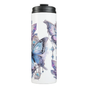 Pastell-Quarz-Cluster Thermosbecher